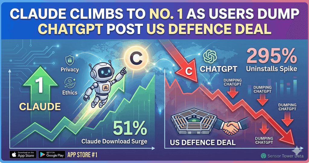 claude climbs to top 1 position