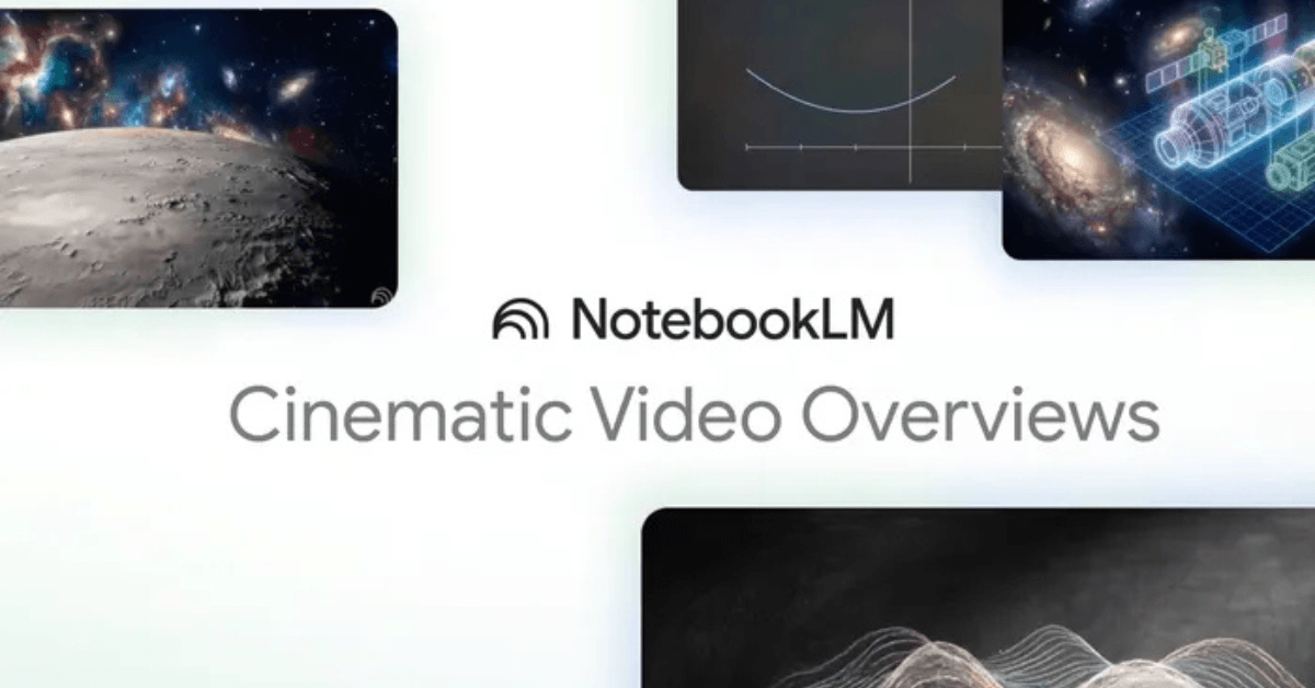 Google Adds Cinematic Video Overviews to NotebookLM - feature image