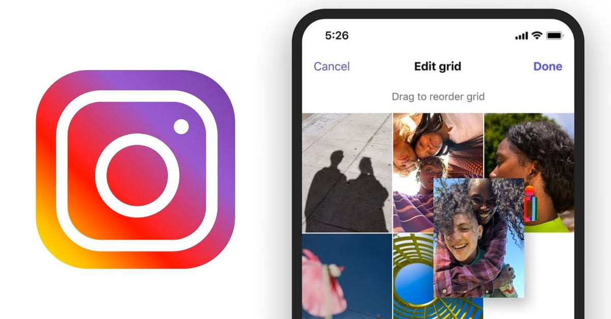 Instagram Lets Users Rearrange Profile Grids After Years of Calls - feature image